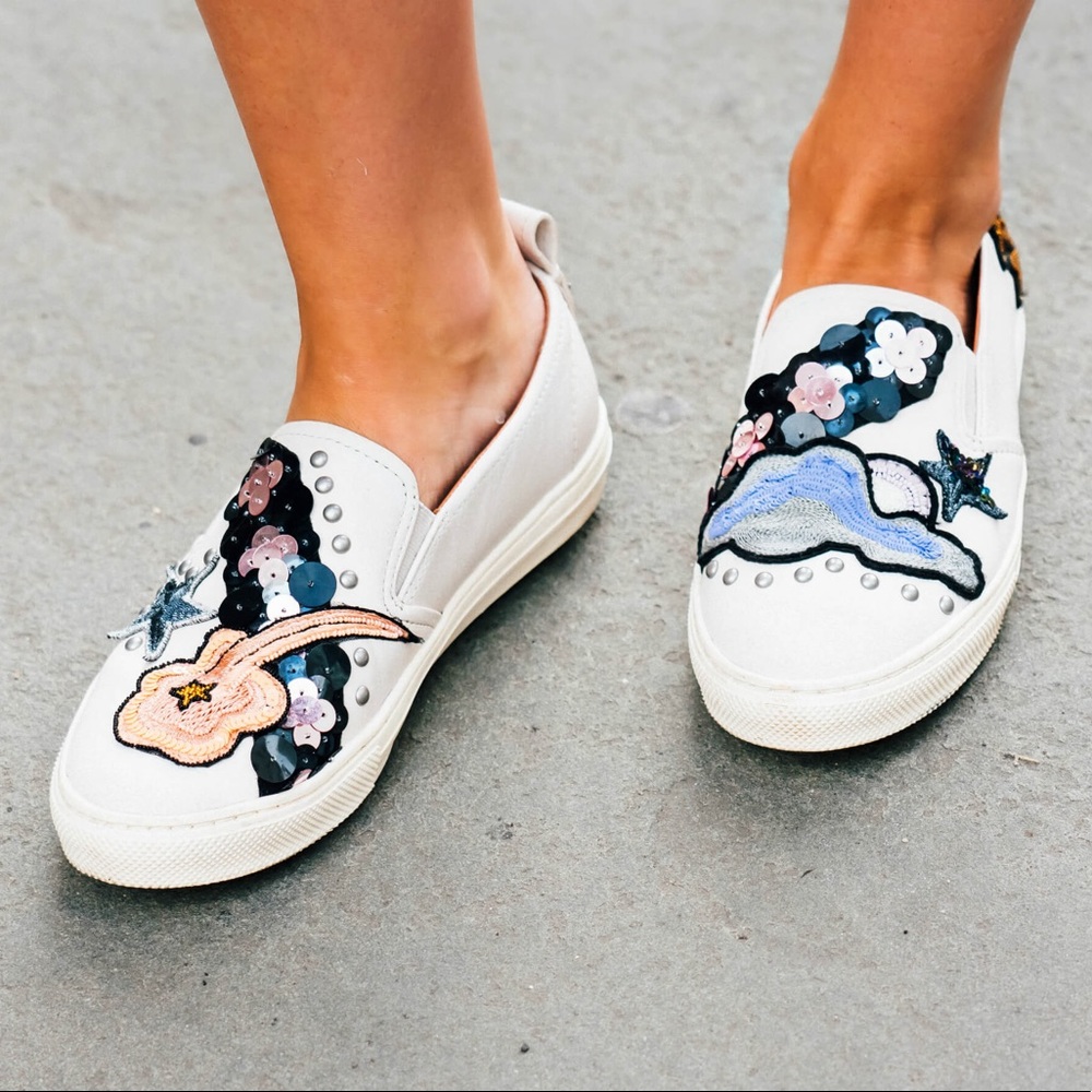 🌟NEW!!! Coach Sequin Star Beaded Loafer Slip On